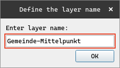 Layer Loader Load - Namen auswählen