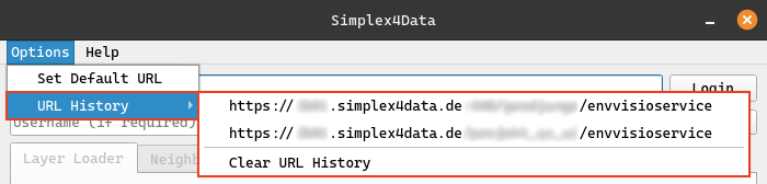 Standard-URL festlegen - Neue Standard-URL eingeben